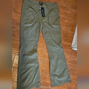Generation Kiss - Dolls Kill Olive Green Flared Pants - XL